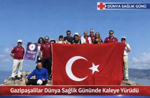 Gazipaşalılar Dünya Sağlık Gününde Kaleye yürüdü
