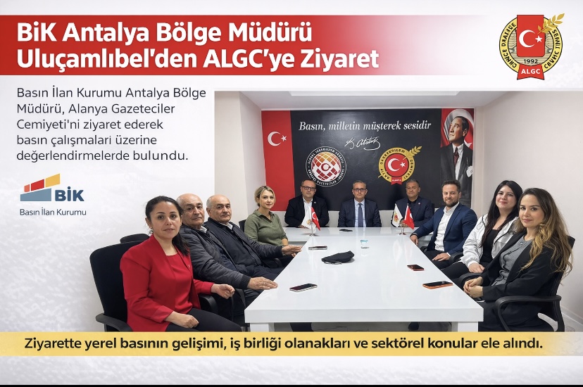 BİK Antalya Bölge Müdürü Uluçamlıbel’den ALGC’ye ziyaret