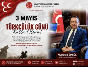 Alanya MHP den Türkcülük Günü kutlaması