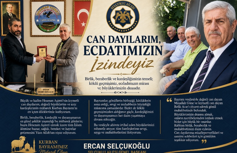 Can Dayılarım, Ecdatlarımızın İzindeyiz”