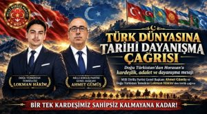 BİR TEK TÜRKÜN GÖZÜNDE YAŞ, YÜREĞİNDE YARA KALMAYANA KADAR KARDEŞLERİMİZİN SESİ OLACAĞIZ!”